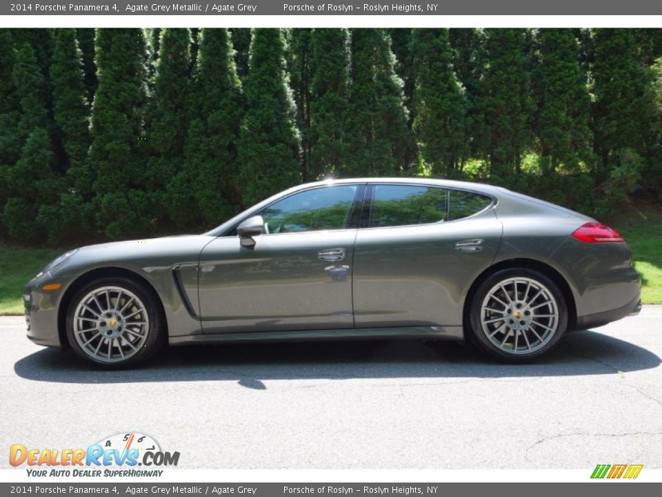 2014 Porsche Panamera 4 Agate Grey Metallic / Agate Grey Photo #3