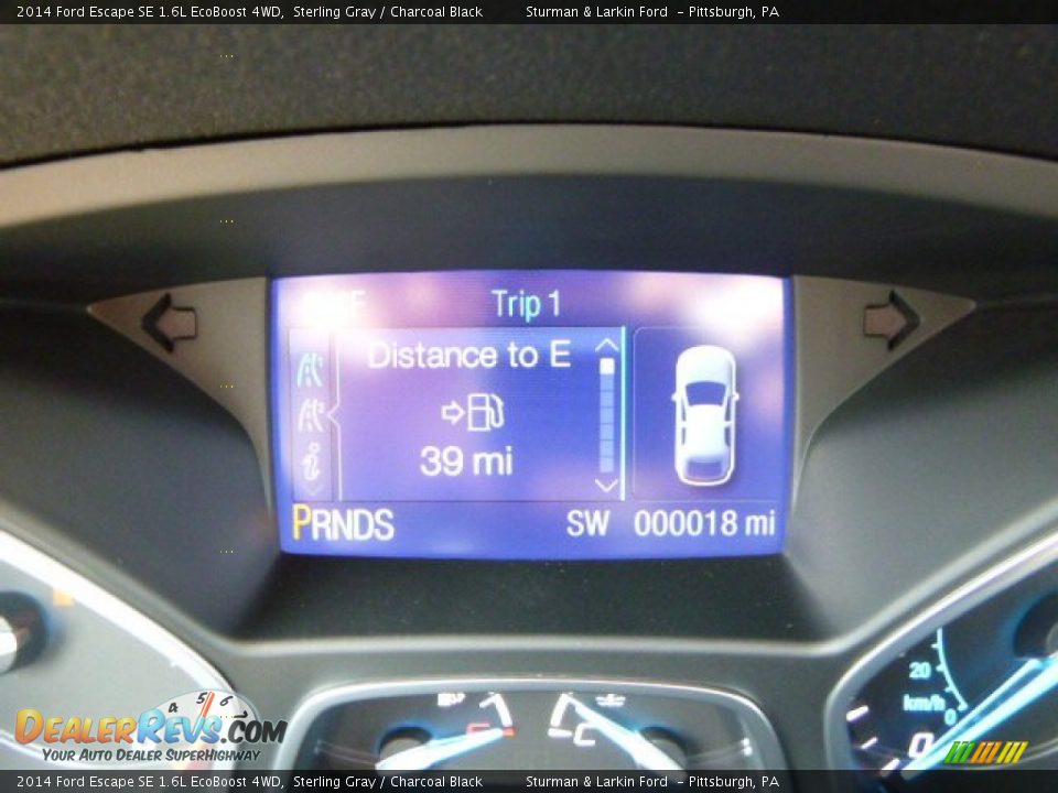 2014 Ford Escape SE 1.6L EcoBoost 4WD Sterling Gray / Charcoal Black Photo #14