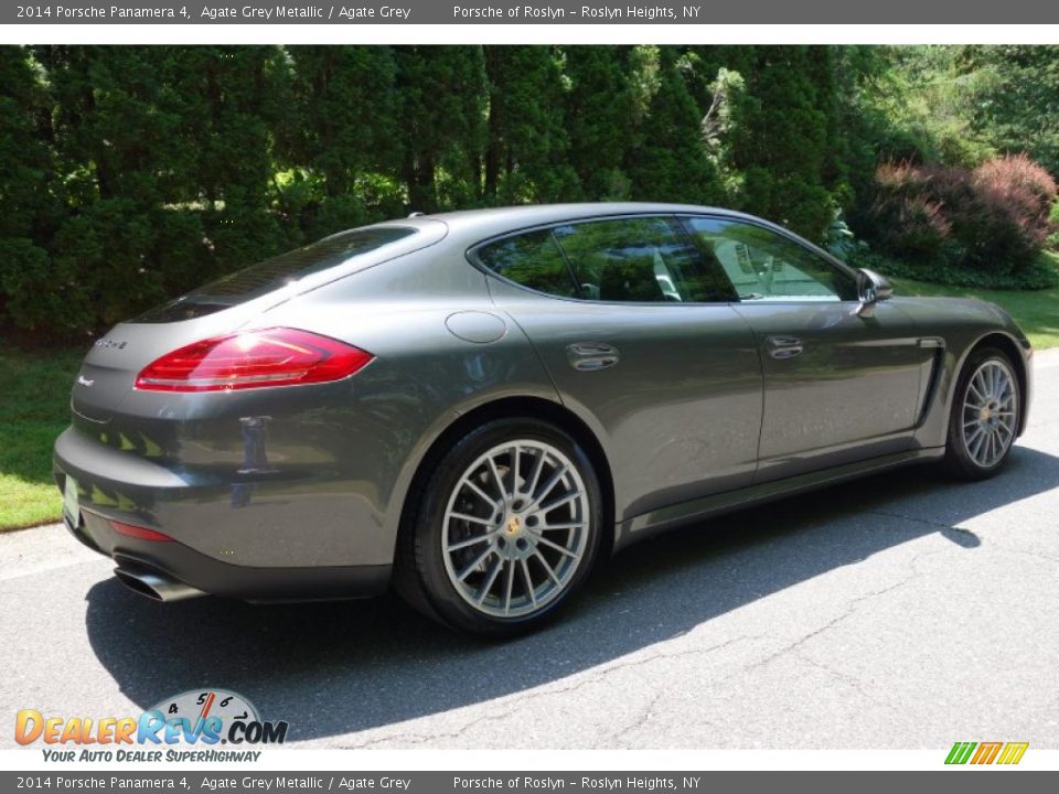 2014 Porsche Panamera 4 Agate Grey Metallic / Agate Grey Photo #6