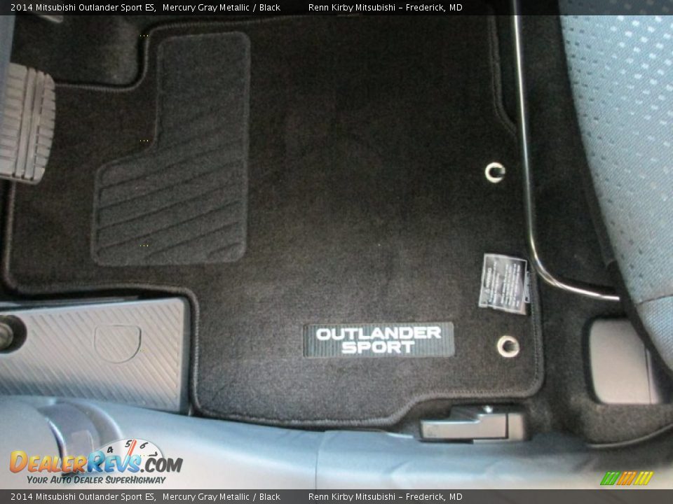 2014 Mitsubishi Outlander Sport ES Mercury Gray Metallic / Black Photo #27