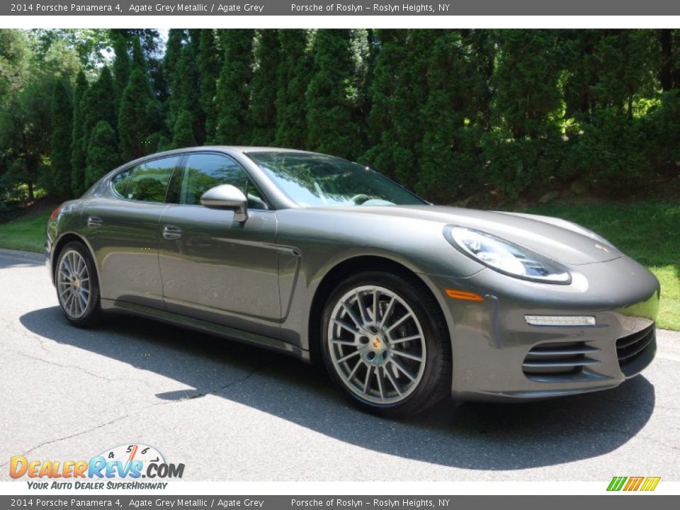 2014 Porsche Panamera 4 Agate Grey Metallic / Agate Grey Photo #8