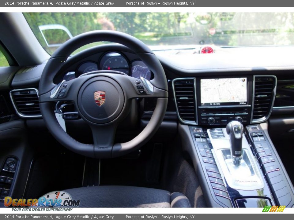 2014 Porsche Panamera 4 Agate Grey Metallic / Agate Grey Photo #12