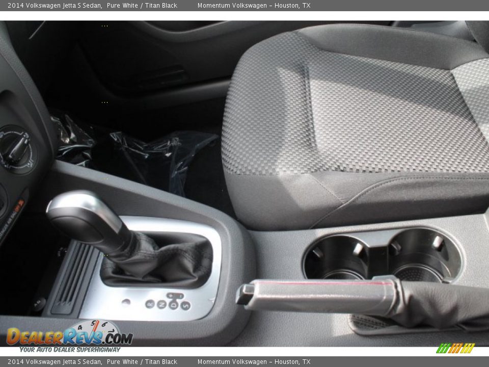 2014 Volkswagen Jetta S Sedan Pure White / Titan Black Photo #12