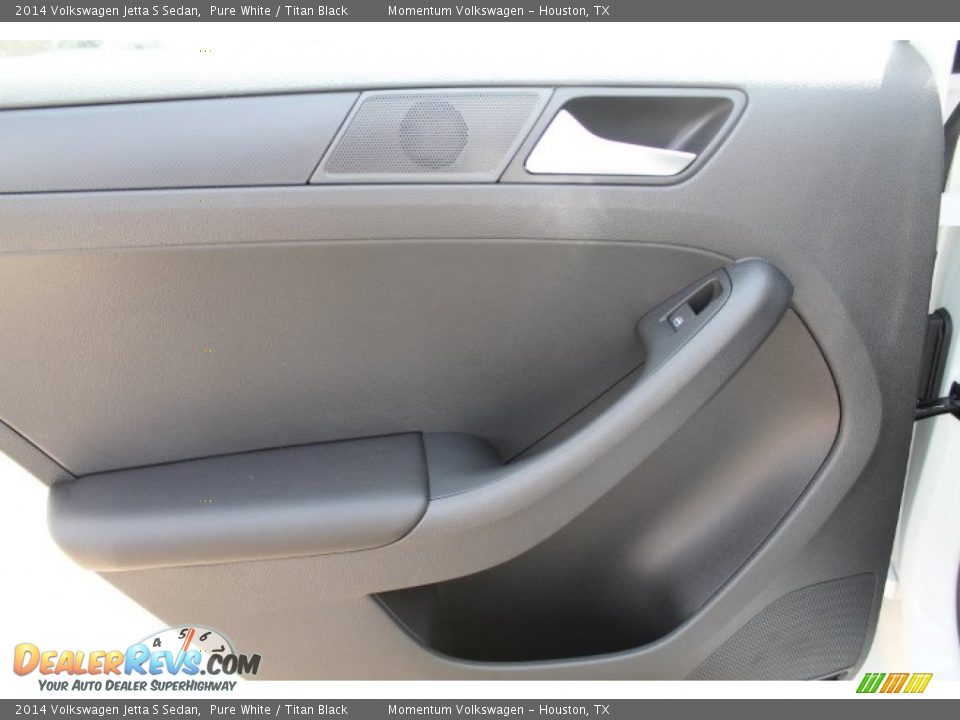 2014 Volkswagen Jetta S Sedan Pure White / Titan Black Photo #16