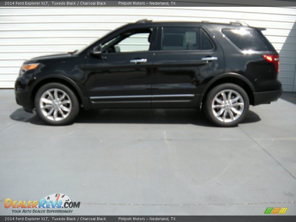 2014 Ford Explorer XLT Tuxedo Black / Charcoal Black Photo #6