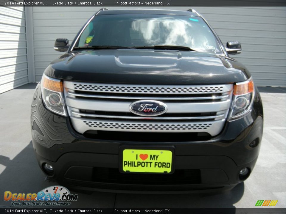 2014 Ford Explorer XLT Tuxedo Black / Charcoal Black Photo #8