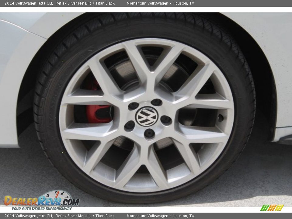 2014 Volkswagen Jetta GLI Reflex Silver Metallic / Titan Black Photo #4