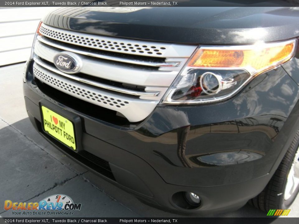 2014 Ford Explorer XLT Tuxedo Black / Charcoal Black Photo #10