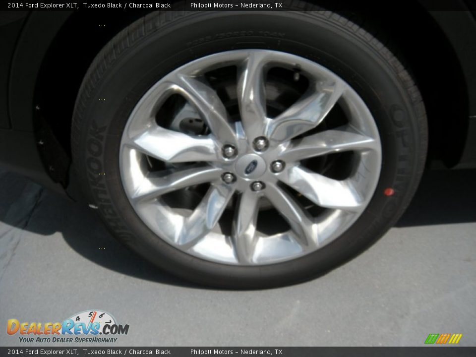 2014 Ford Explorer XLT Tuxedo Black / Charcoal Black Photo #11