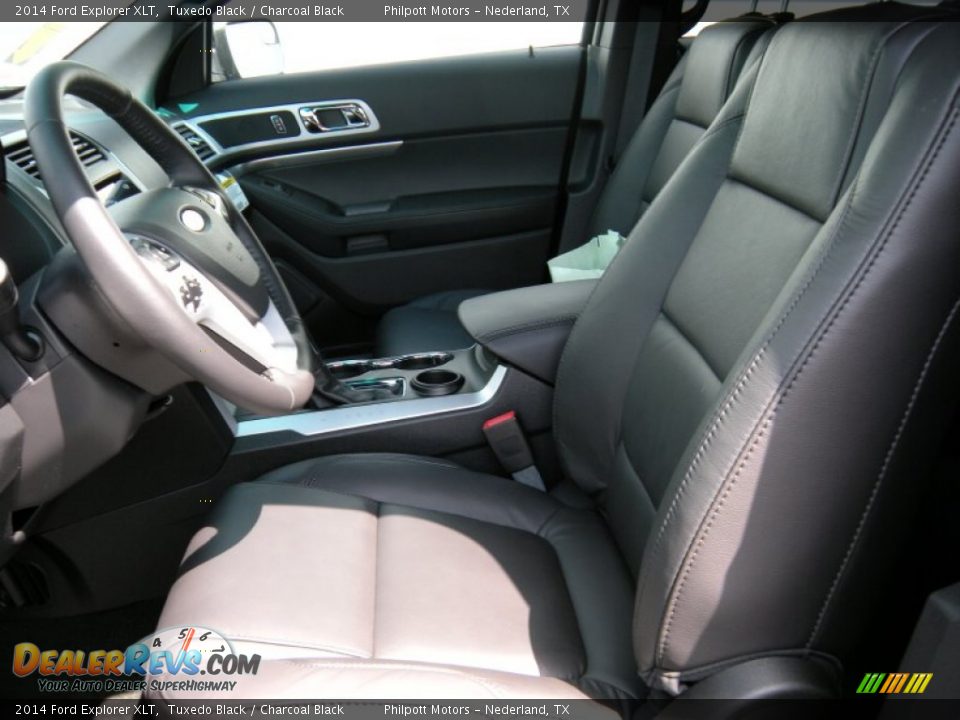 2014 Ford Explorer XLT Tuxedo Black / Charcoal Black Photo #26