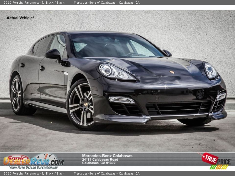2010 Porsche Panamera 4S Black / Black Photo #1