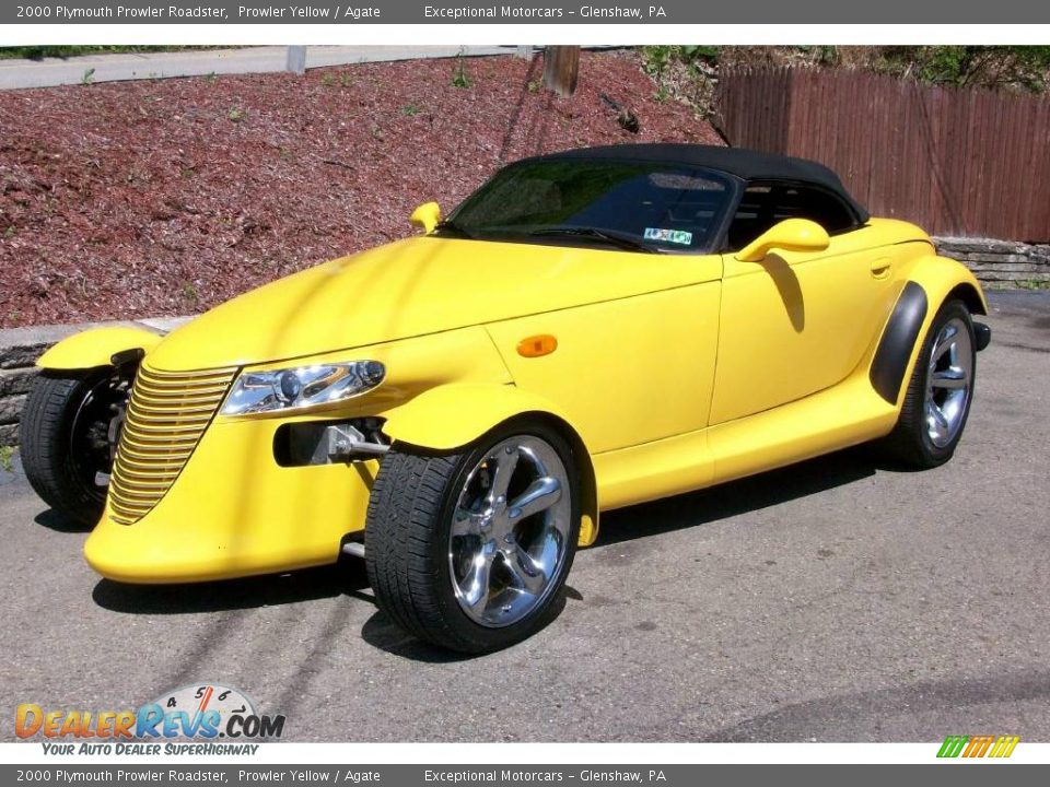 2000 Plymouth Prowler Roadster Prowler Yellow / Agate Photo #1