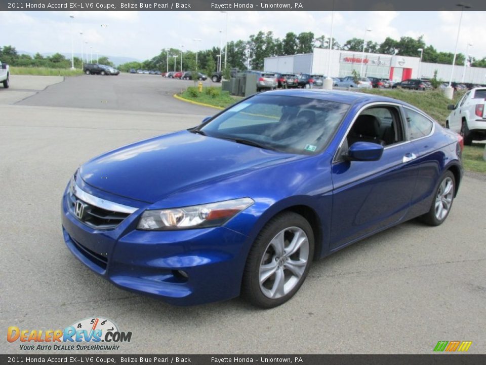 Front 3/4 View of 2011 Honda Accord EX-L V6 Coupe Photo #5