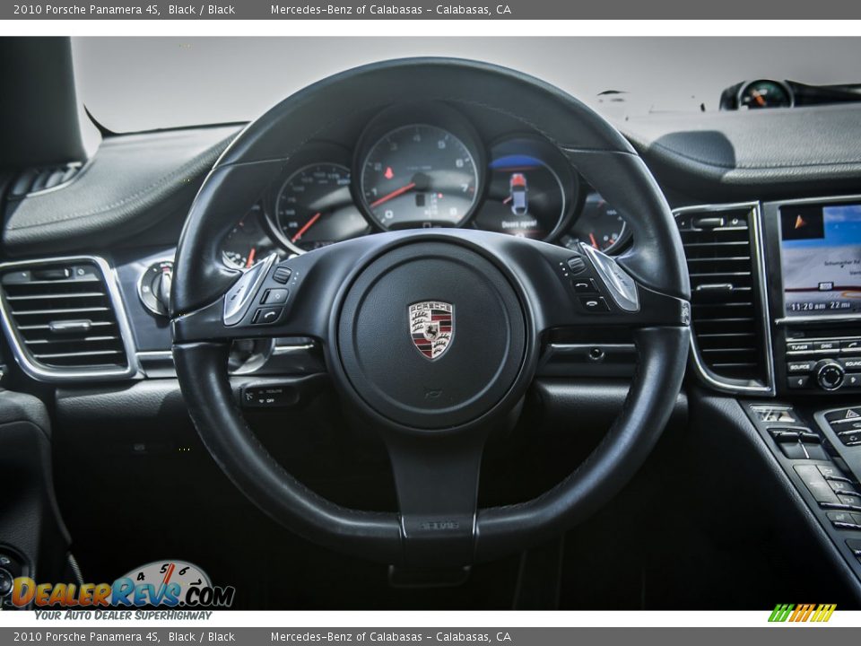 2010 Porsche Panamera 4S Steering Wheel Photo #15