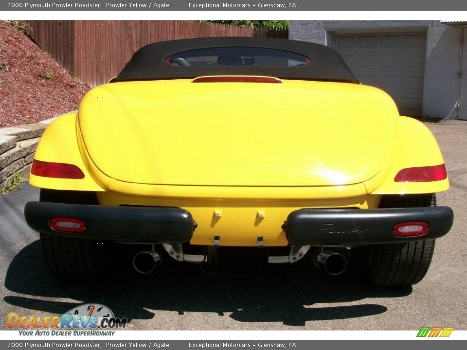 2000 Plymouth Prowler Roadster Prowler Yellow / Agate Photo #4