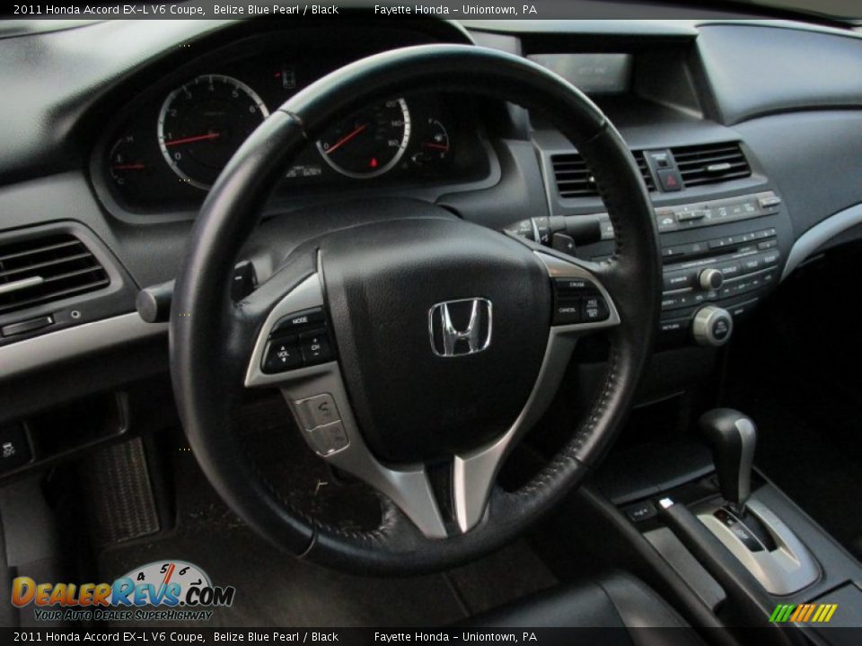 2011 Honda Accord EX-L V6 Coupe Steering Wheel Photo #11