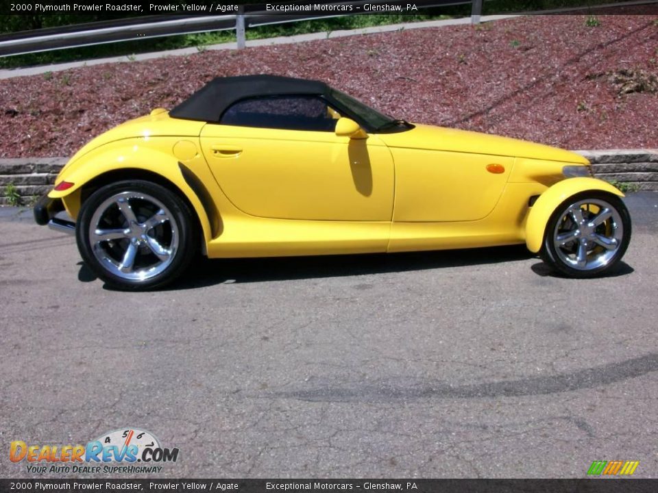 2000 Plymouth Prowler Roadster Prowler Yellow / Agate Photo #7