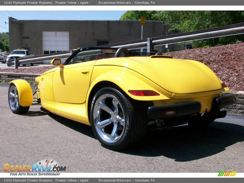 2000 Plymouth Prowler Roadster Prowler Yellow / Agate Photo #12