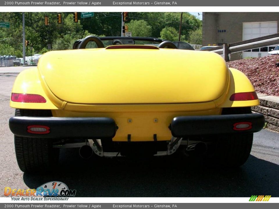 2000 Plymouth Prowler Roadster Prowler Yellow / Agate Photo #13