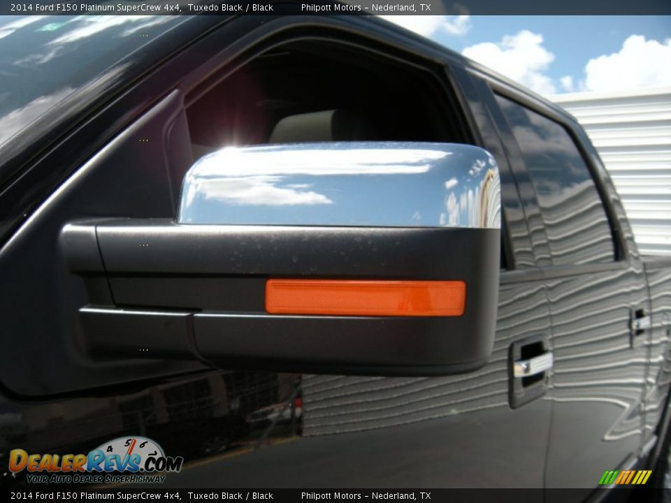 2014 Ford F150 Platinum SuperCrew 4x4 Tuxedo Black / Black Photo #12