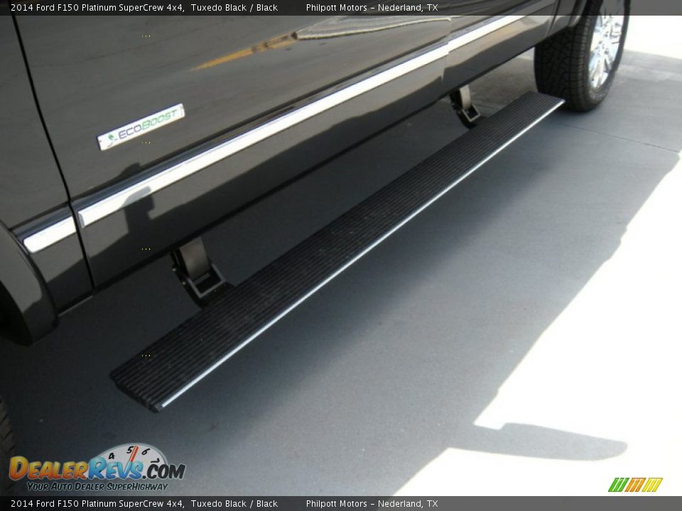 2014 Ford F150 Platinum SuperCrew 4x4 Tuxedo Black / Black Photo #13
