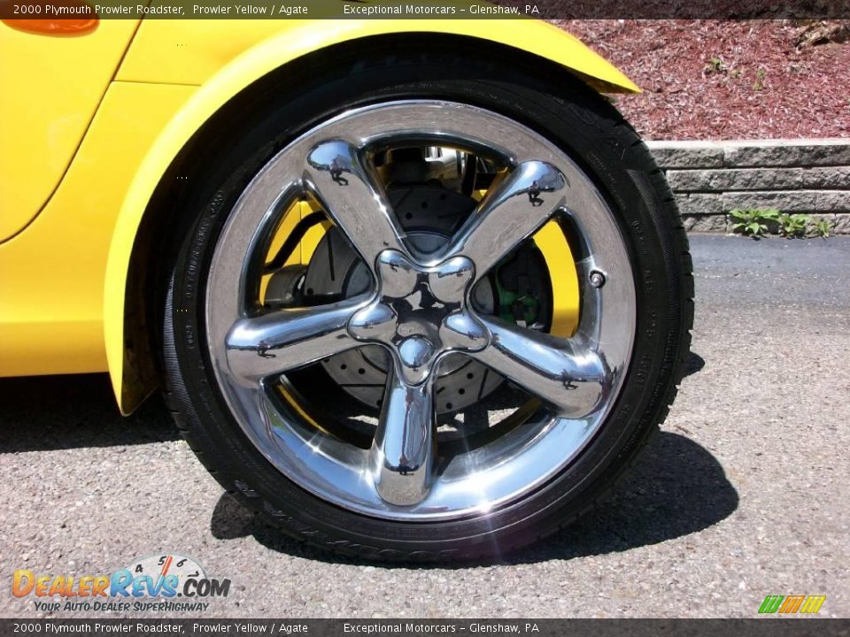 2000 Plymouth Prowler Roadster Prowler Yellow / Agate Photo #15