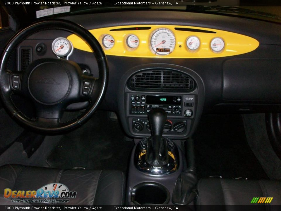 2000 Plymouth Prowler Roadster Prowler Yellow / Agate Photo #18