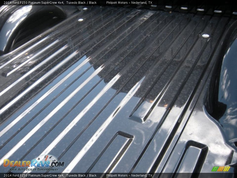 2014 Ford F150 Platinum SuperCrew 4x4 Tuxedo Black / Black Photo #21