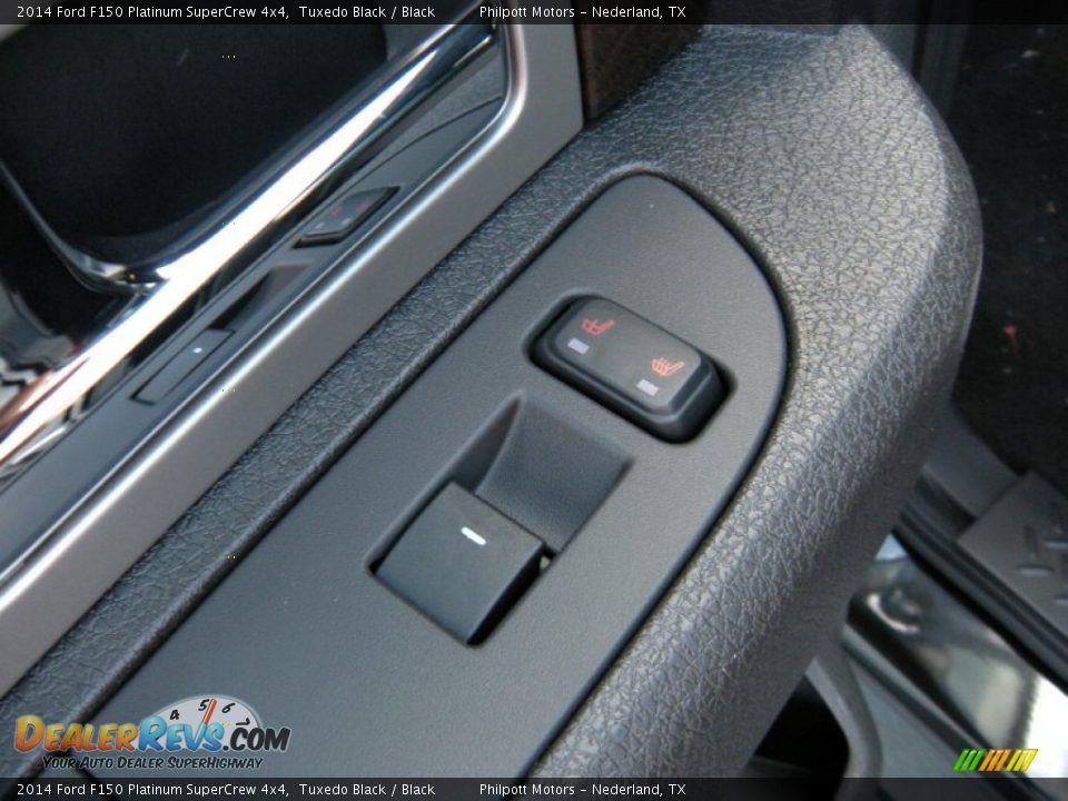 2014 Ford F150 Platinum SuperCrew 4x4 Tuxedo Black / Black Photo #23