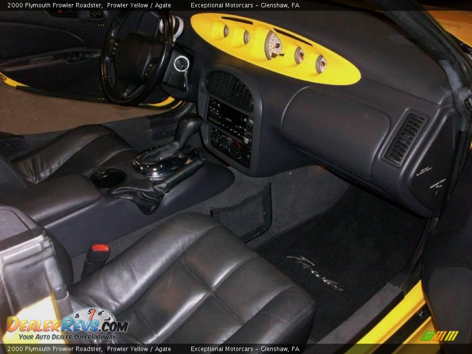 2000 Plymouth Prowler Roadster Prowler Yellow / Agate Photo #21