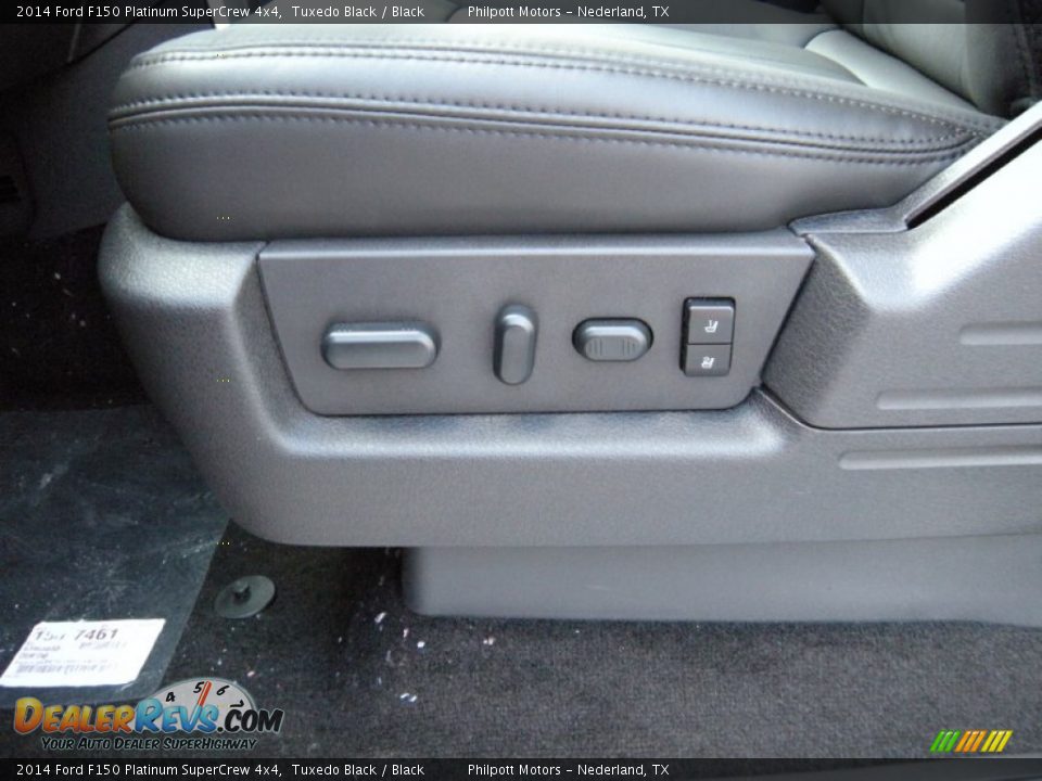2014 Ford F150 Platinum SuperCrew 4x4 Tuxedo Black / Black Photo #29