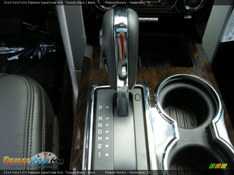 2014 Ford F150 Platinum SuperCrew 4x4 Tuxedo Black / Black Photo #35