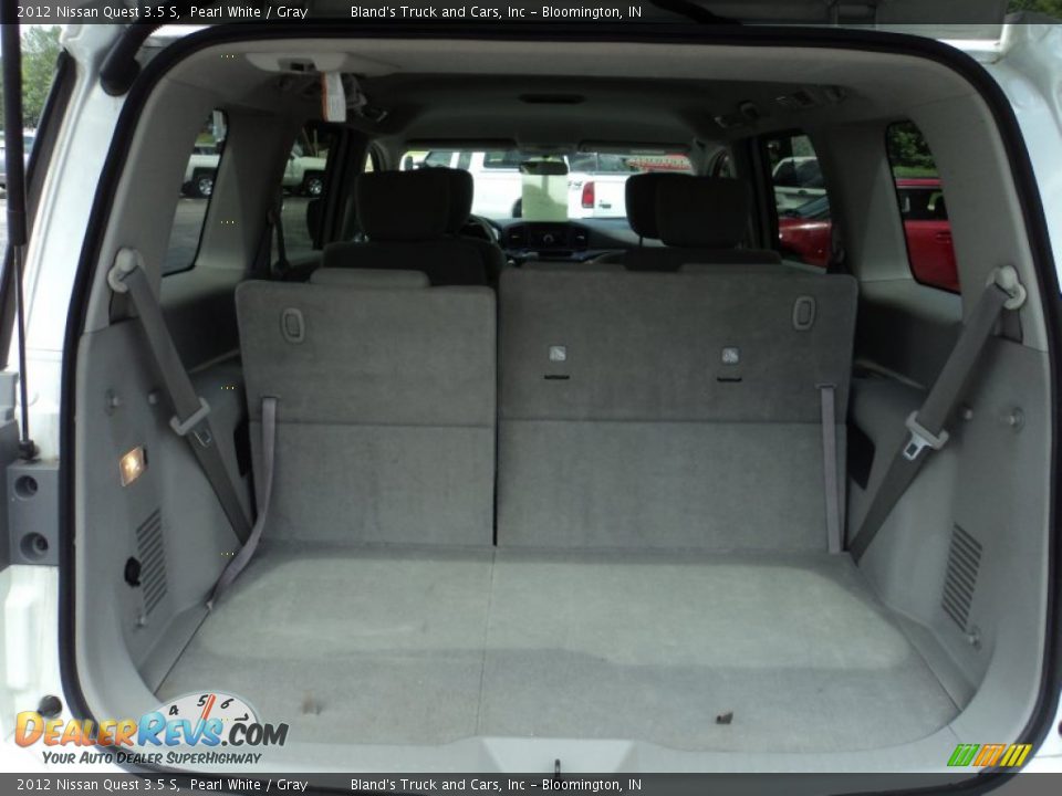 2012 Nissan Quest 3.5 S Pearl White / Gray Photo #18