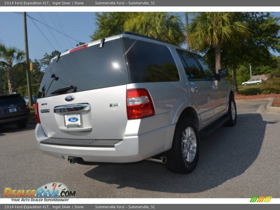 2014 Ford Expedition XLT Ingot Silver / Stone Photo #3