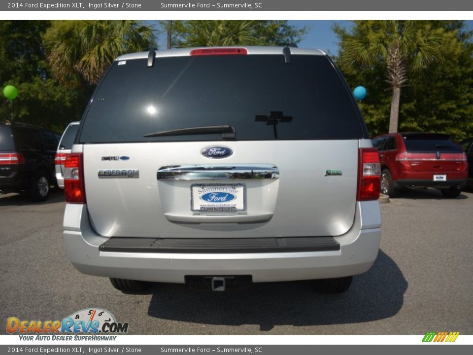 2014 Ford Expedition XLT Ingot Silver / Stone Photo #4