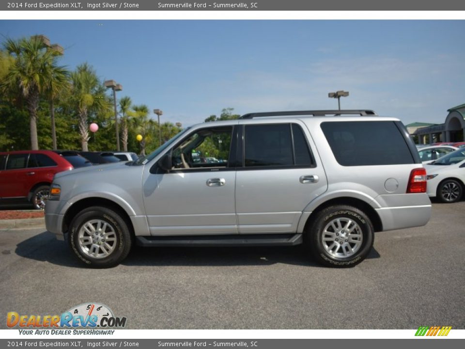 2014 Ford Expedition XLT Ingot Silver / Stone Photo #6