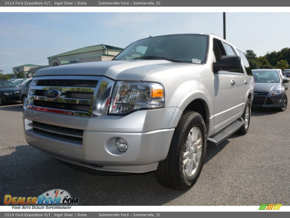 2014 Ford Expedition XLT Ingot Silver / Stone Photo #7