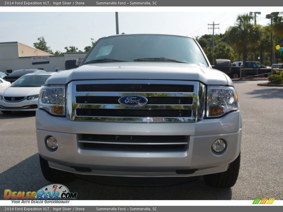 2014 Ford Expedition XLT Ingot Silver / Stone Photo #8