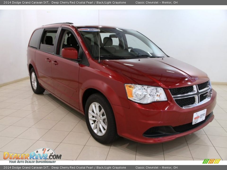 2014 Dodge Grand Caravan SXT Deep Cherry Red Crystal Pearl / Black/Light Graystone Photo #1