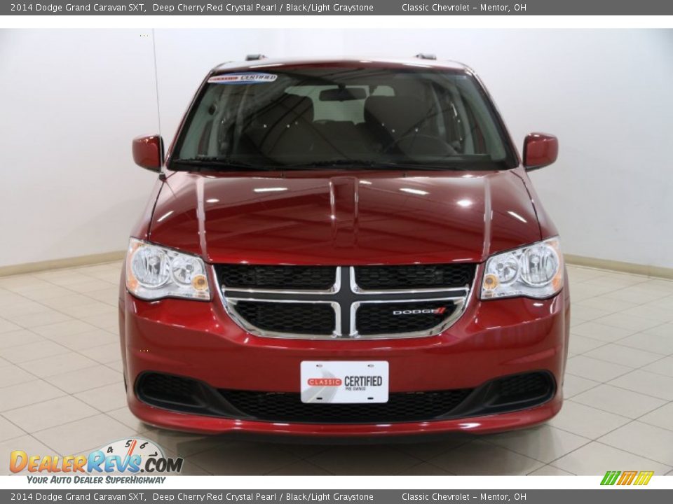 2014 Dodge Grand Caravan SXT Deep Cherry Red Crystal Pearl / Black/Light Graystone Photo #2
