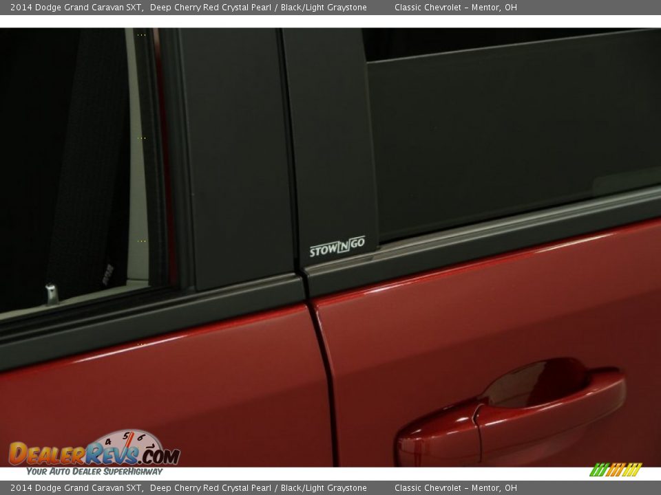 2014 Dodge Grand Caravan SXT Deep Cherry Red Crystal Pearl / Black/Light Graystone Photo #4