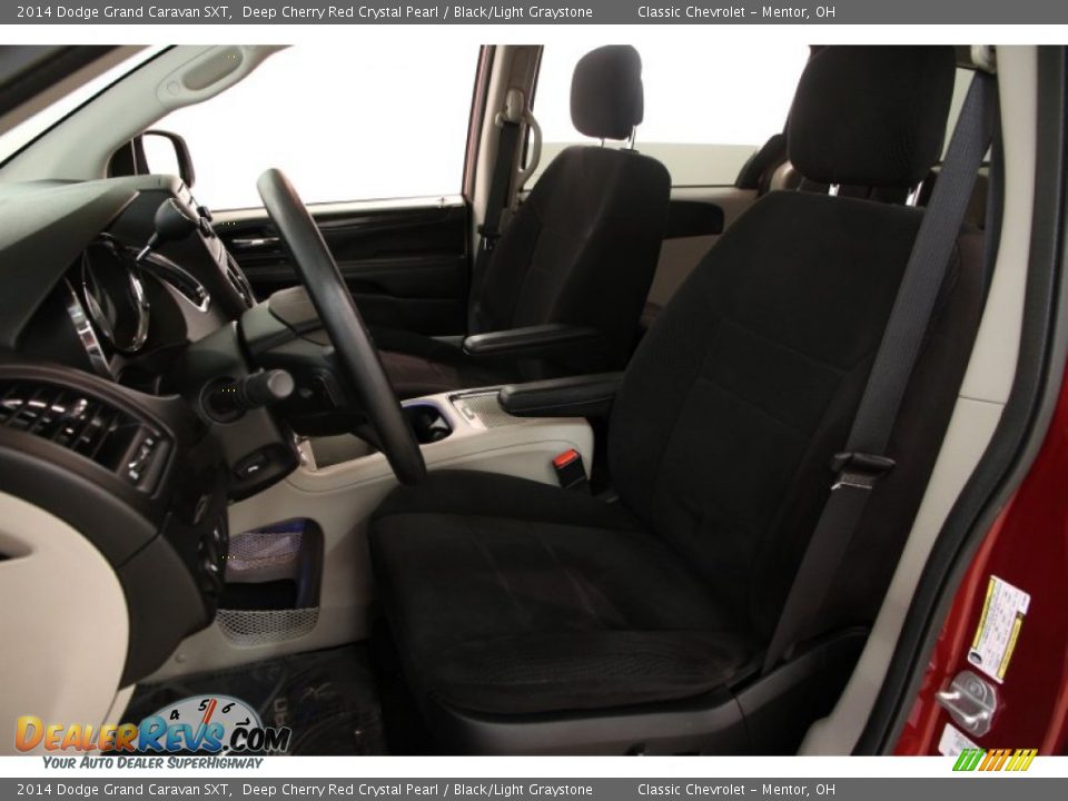 2014 Dodge Grand Caravan SXT Deep Cherry Red Crystal Pearl / Black/Light Graystone Photo #6