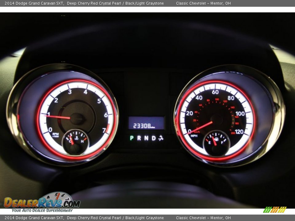 2014 Dodge Grand Caravan SXT Deep Cherry Red Crystal Pearl / Black/Light Graystone Photo #8