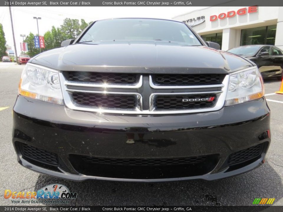2014 Dodge Avenger SE Black Clear Coat / Black Photo #2