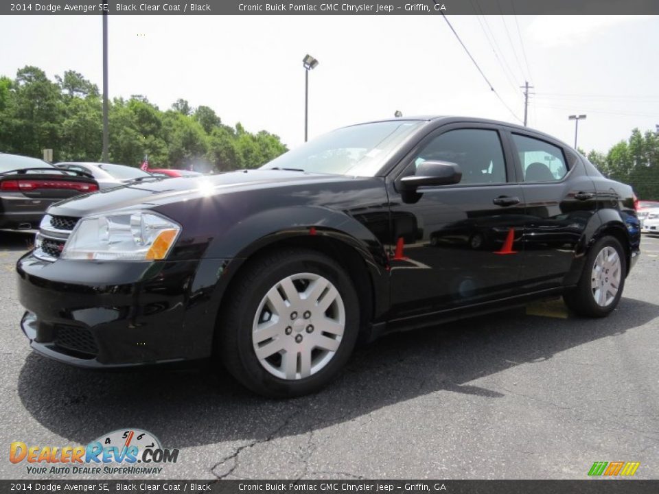 2014 Dodge Avenger SE Black Clear Coat / Black Photo #3