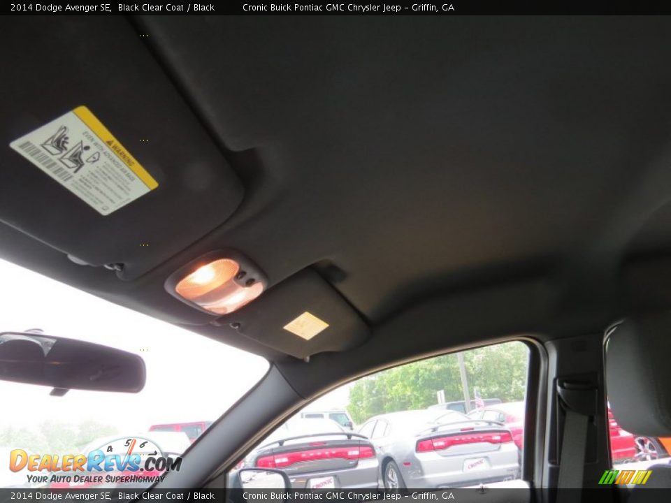 2014 Dodge Avenger SE Black Clear Coat / Black Photo #11