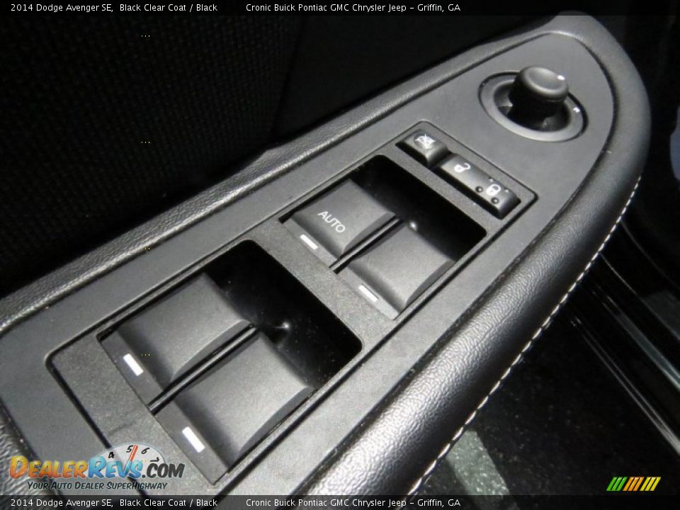2014 Dodge Avenger SE Black Clear Coat / Black Photo #13