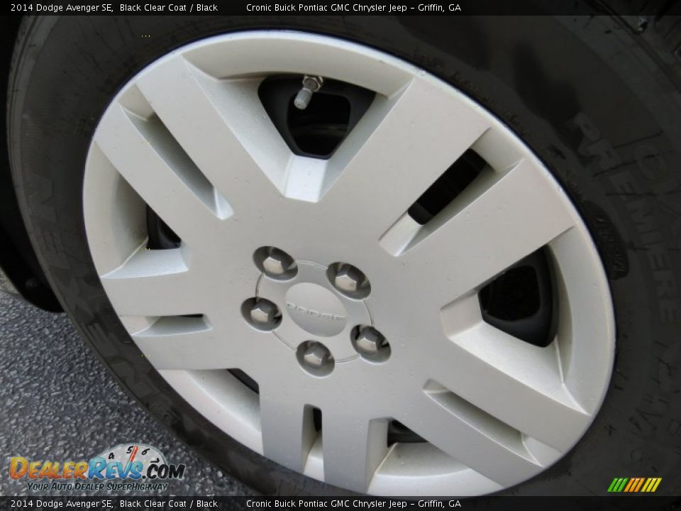 2014 Dodge Avenger SE Black Clear Coat / Black Photo #14
