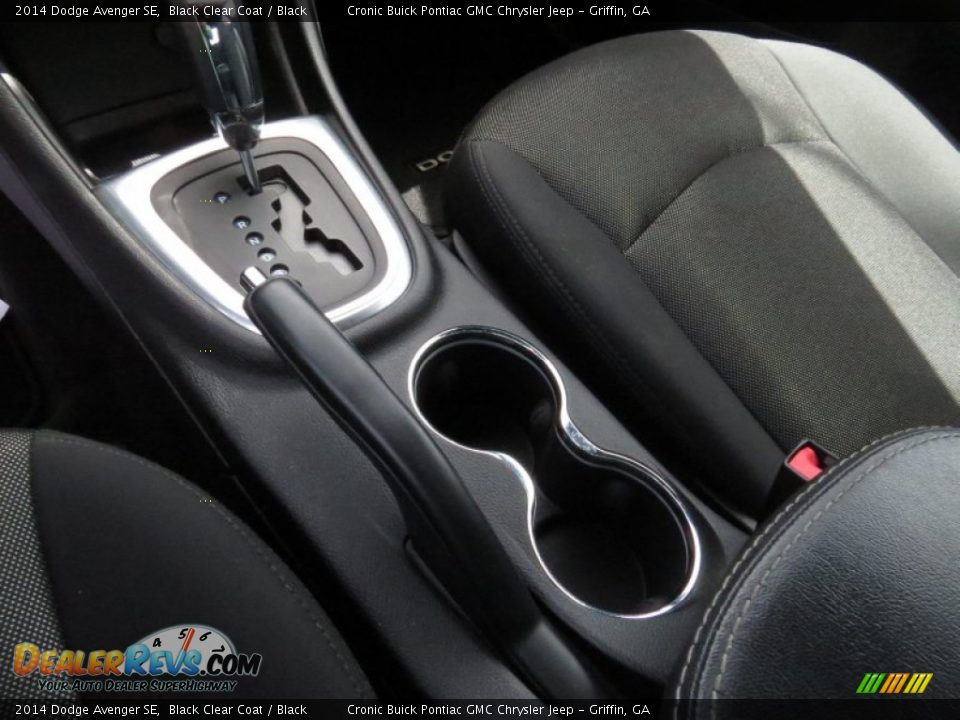 2014 Dodge Avenger SE Black Clear Coat / Black Photo #19
