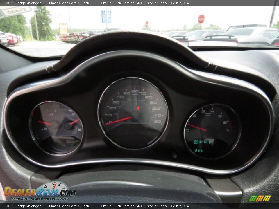 2014 Dodge Avenger SE Black Clear Coat / Black Photo #20